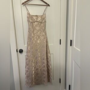 Champagne Midi Dress